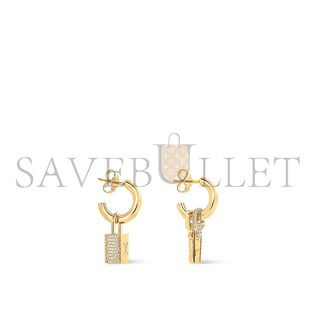 l**is V*t*n lv padlock earrings m01583
